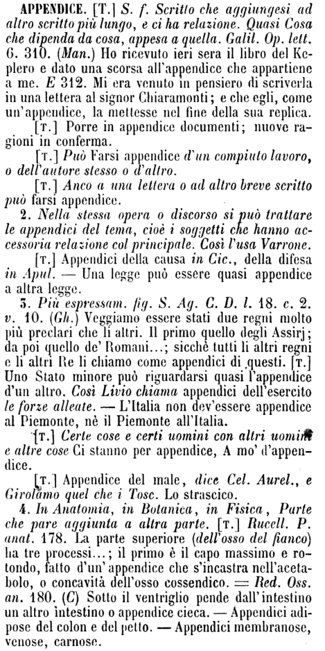 appendice