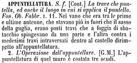 appuntellatura