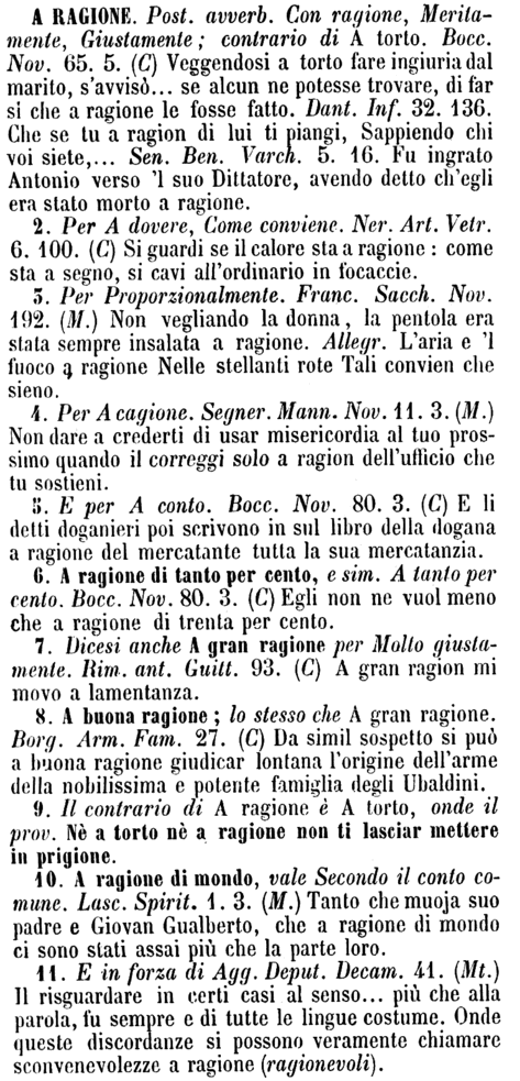 a-ragione