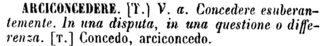 arciconcedere
