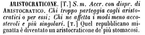 aristocraticone