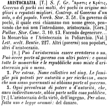 aristocrazia