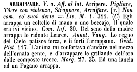 arrappare