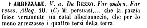 arrezzare