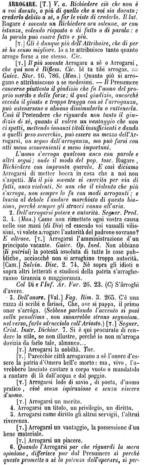 arrogare