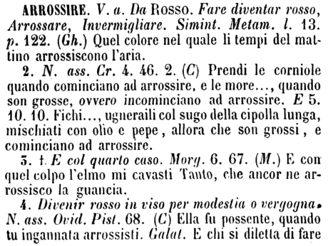 arrossire