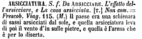 arsicciatura