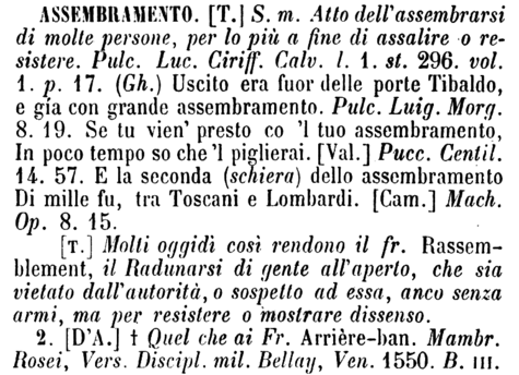 assembramento