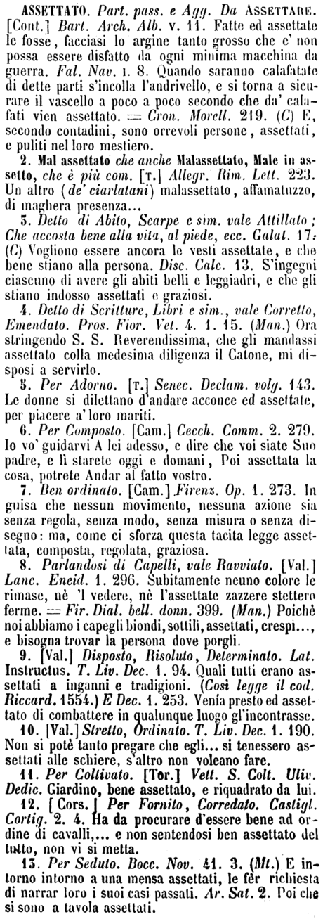 assettato