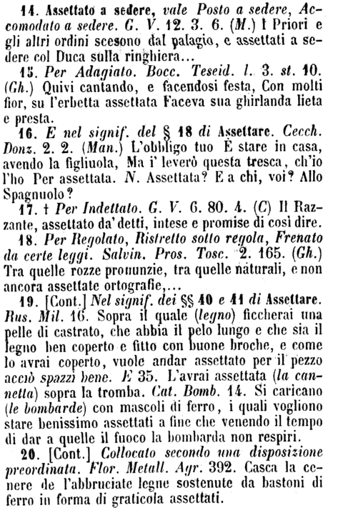 assettato