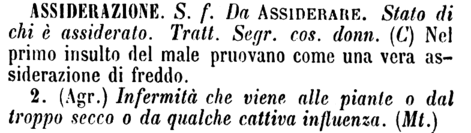 assiderazione