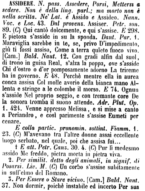 assidere
