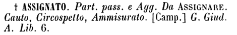 assignato