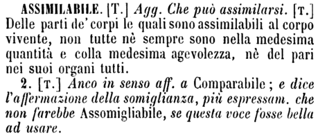 assimilabile