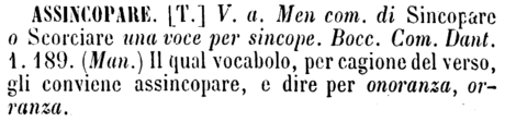 assincopare