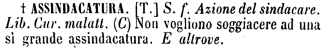 assindacatura