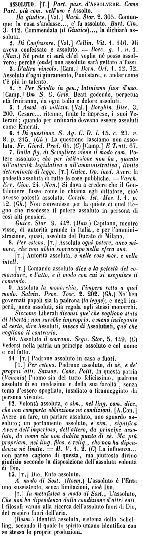 assoluto