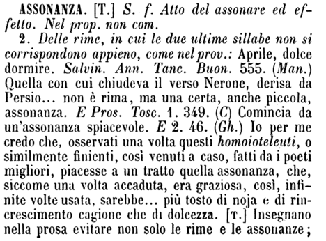 assonanza