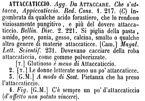 attaccaticcio