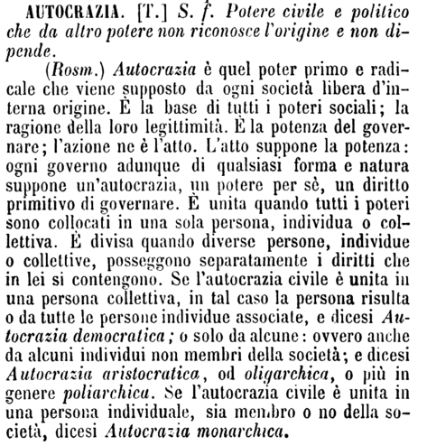 autocrazia
