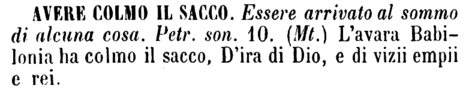 avere-colmo-il-sacco