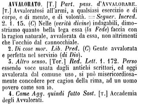 avvalorato