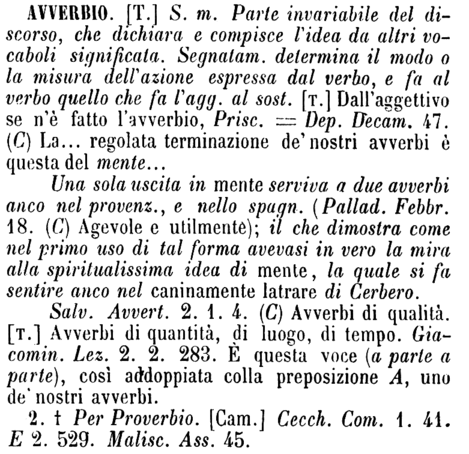 avverbio