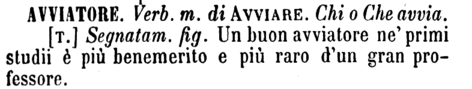 avviatore