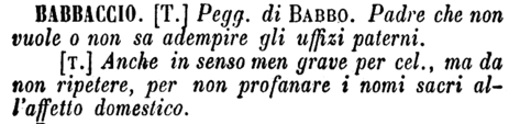 babbaccio