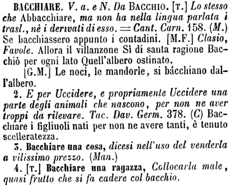 bacchiare