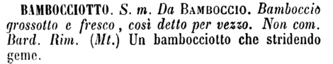 bambocciotto