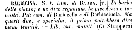 barbicina