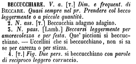 beccucchiare