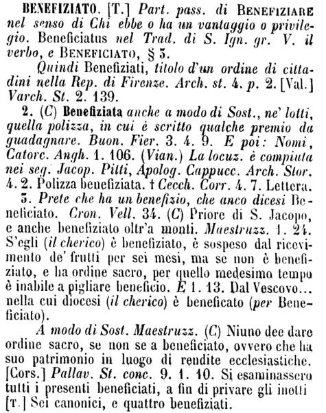 benefiziato