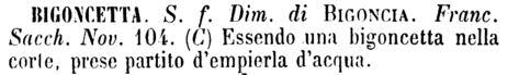 bigoncetta