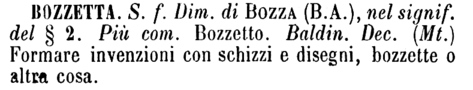 bozzetta