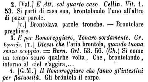 brontolare