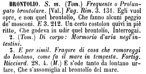 brontolio