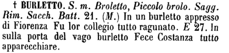 burletto