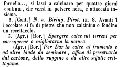 calcinare