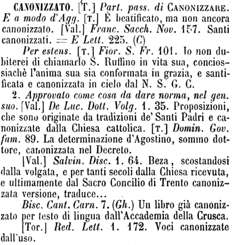 canonizzato