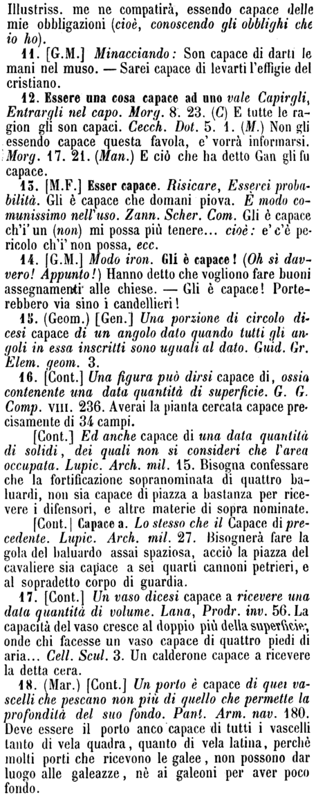 capace