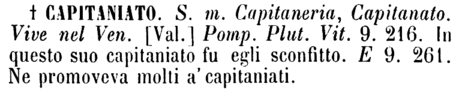 capitaniato