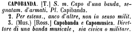 capobanda