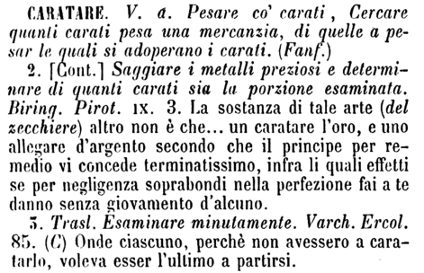 caratare