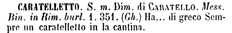 caratelletto