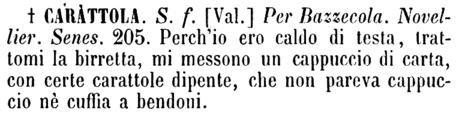 carattola