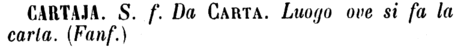 cartaja