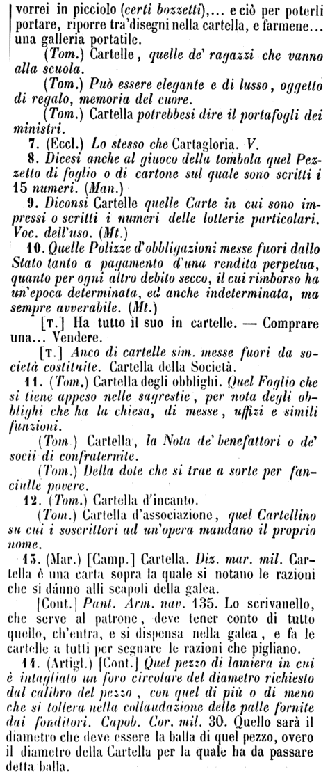 cartella