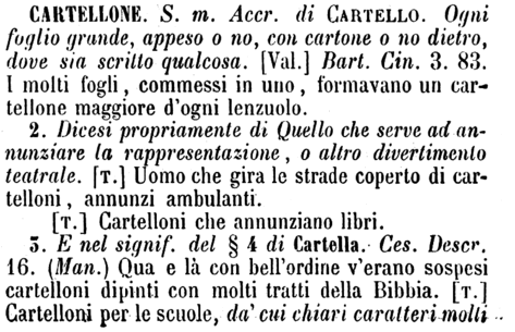 cartellone